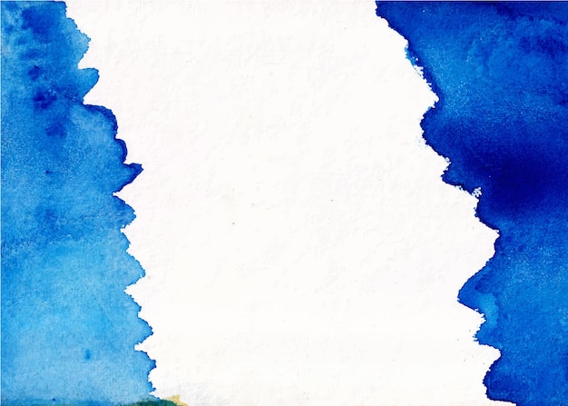 Abstrait aquarelle coloré à la main Vecteur Premium