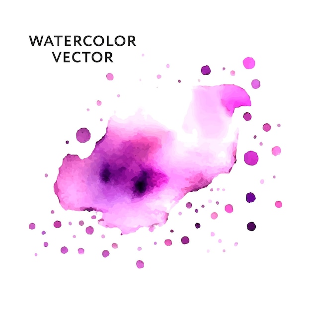 Vecteur abstrait aquarelle dessinée à la main vector illustration texture grunge pour cartes et dépliants