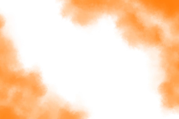 Vecteur abstrait aquarelle orange