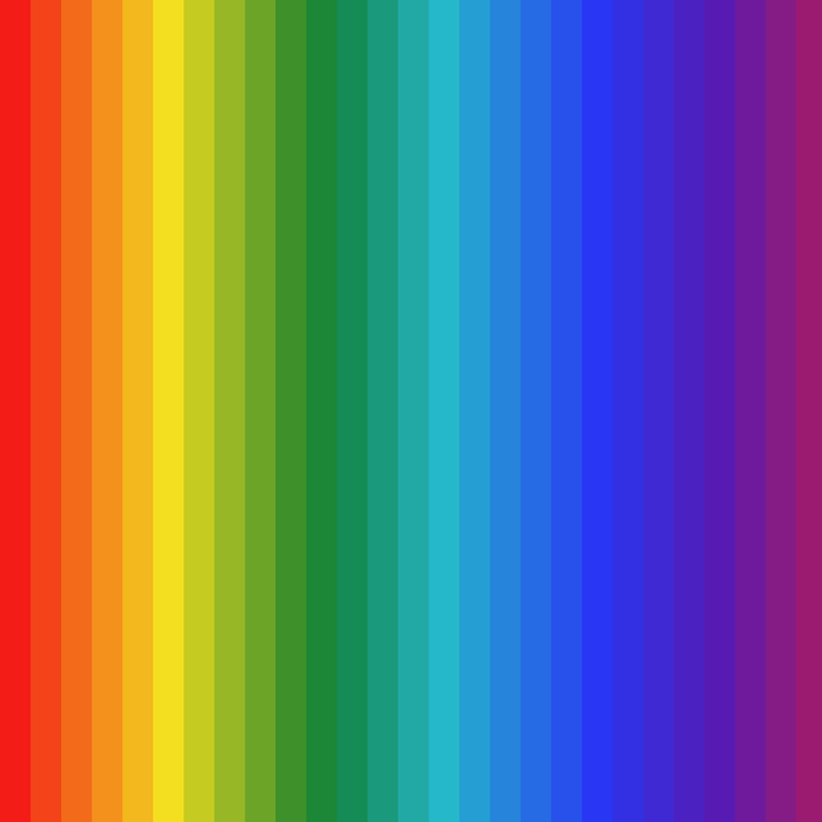 Vecteur abstrait arc-en-ciel spectral rayé