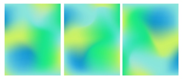 Abstrait Arrière-plan à gradient vert et bleu