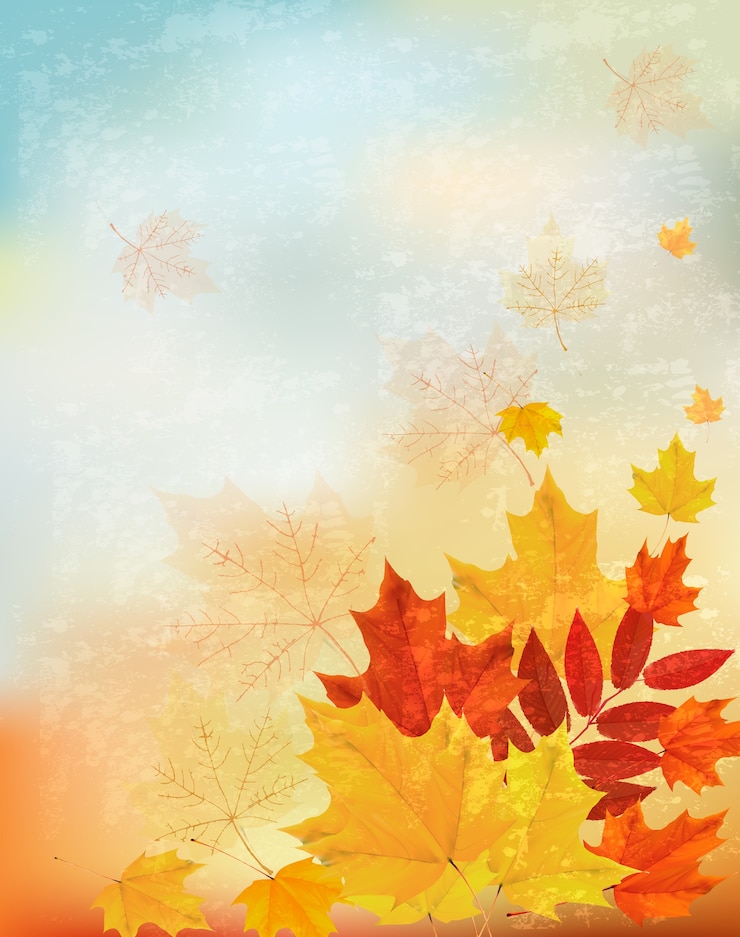 Vecteur abstrait automne rétro pour votre conception