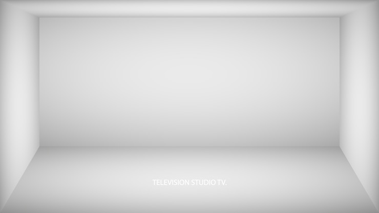 Vecteur abstrait blanc salle vide, niche avec mur blanc, sol, plafond, côté sombre sans aucune texture, illustration incolore de vue de dessus de boîte.
