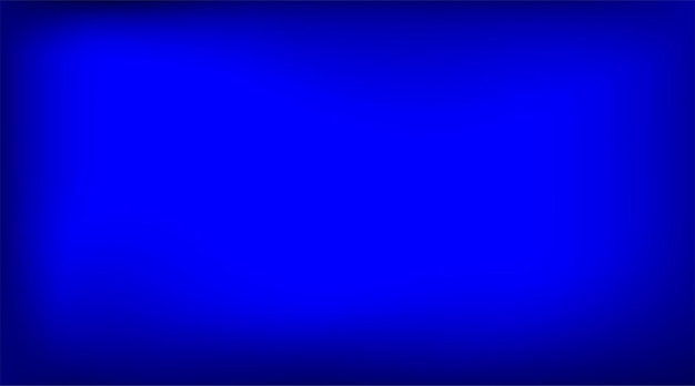 Vecteur abstrait bleu dégradé de luxe. bleu foncé lisse avec vignette noire studio banner