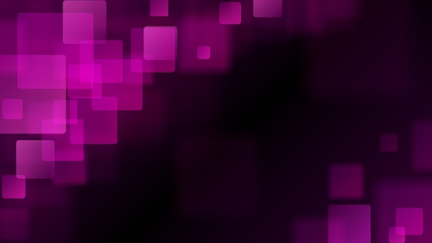 Abstrait de carrés flous aux couleurs violettes
