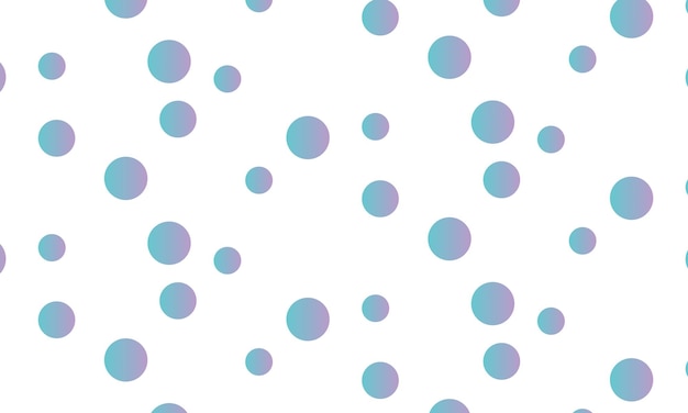 Abstrait avec des cercles dégradés bleus et violets sur fond blanc