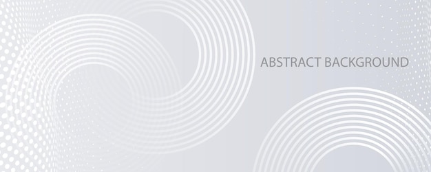 Abstrait Des cercles gris à l'arrière-plan