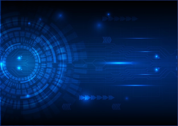 Abstrait de circuit de technologie numérique
