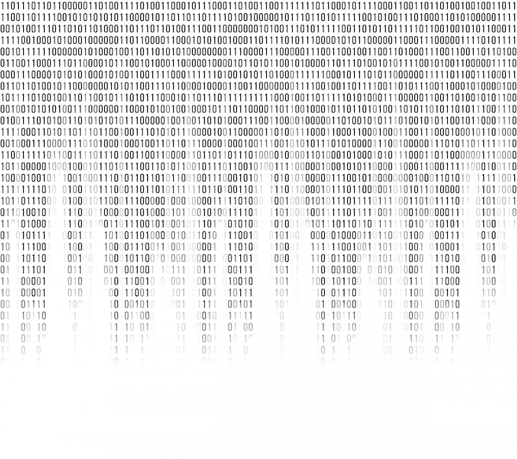 Vecteur abstrait de code binaire d'ordinateur virtuel