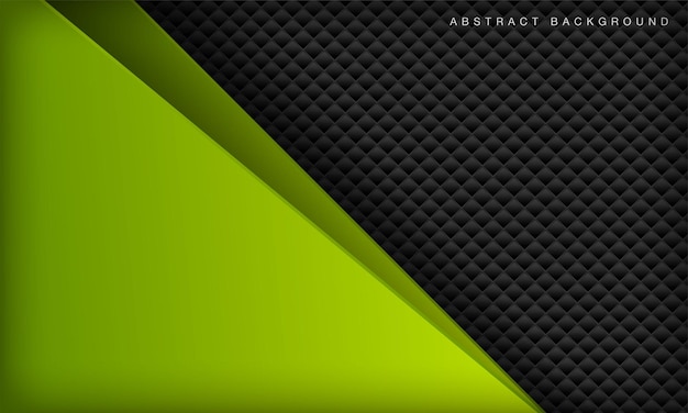 Abstrait contraste vert noir fond d'entreprise Vector tech conception géométrique