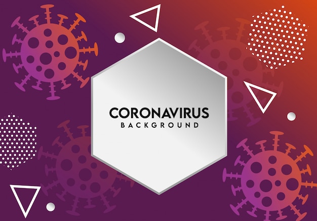 Abstrait De Coronavirus