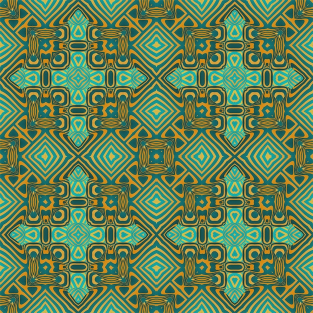 Abstrait avec une couleur verte texturée sans soudure combinée avec du jaune foncé