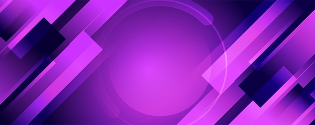 Vecteur abstrait en couleur violette fond de bannière de vecteur design