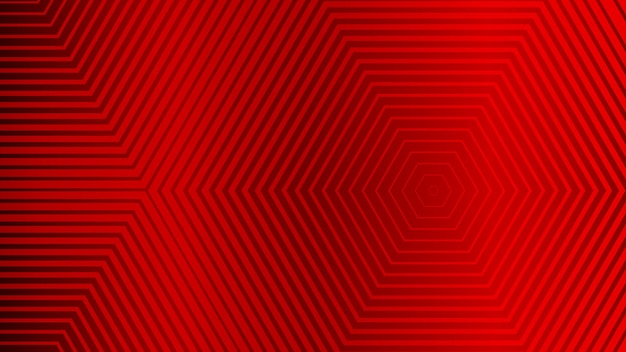 Abstrait Avec Un Design Géométrique En Demi-teinte De Couleur Rouge