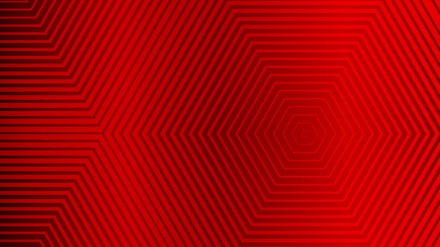 Abstrait avec un design géométrique en demi-teinte de couleur rouge