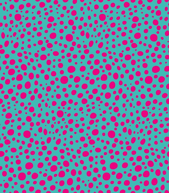 Abstrait Dispersé Taches Aléatoires Modèle Vectorielle Continue Mode Tendance Couleurs Désordre Conception
