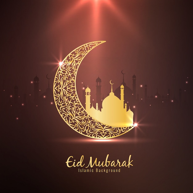 Abstrait Eid Mubarak Fond Religieux Islamique