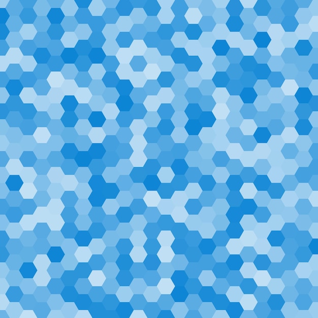 Abstrait Fait De Petits Hexagones Bleu Clair