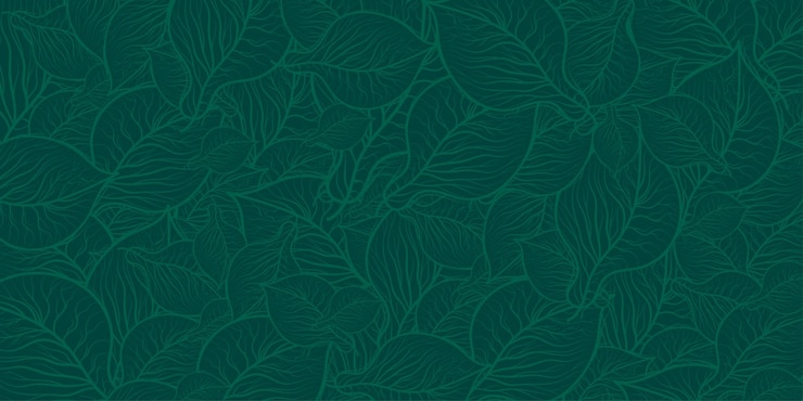Vecteur abstrait feuille vert foncé motif floral vector background illustration