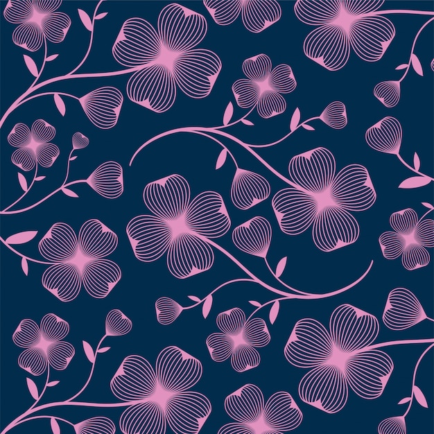 Vecteur abstrait floral