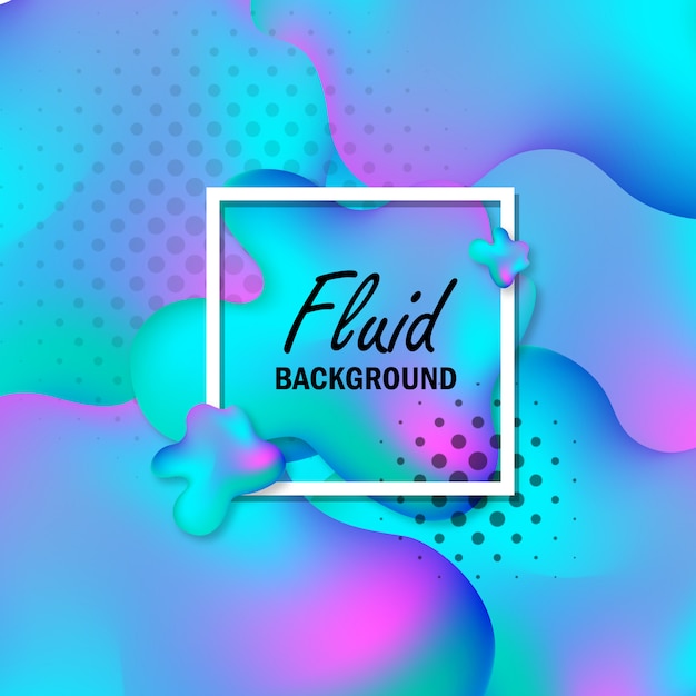 Abstrait fluide