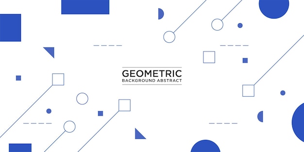 Abstrait De Formes Géométriques Plates