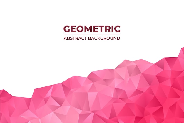 Abstrait géométrique avec polygone triangle