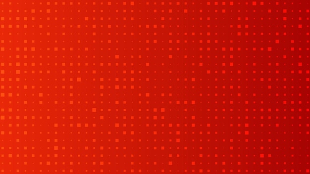 Abstrait Géométrique Des Sircles. Fond De Pixel Rouge Avec Un Espace Vide. Illustration Vectorielle.