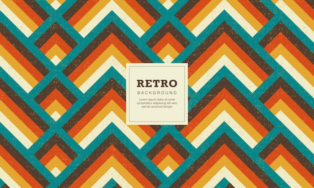 Abstrait géométrique avec style vintage et rétro