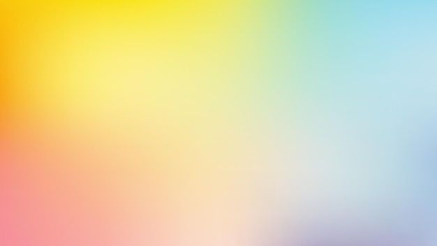 Abstrait Gradient flou Arrière-plan jaune rose bleu