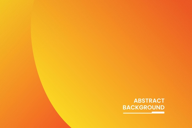 Abstrait gradient jaune amp orange fond géométrique illustration vectorielle