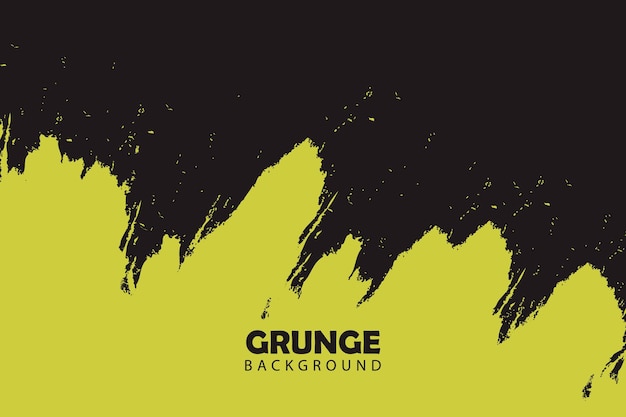 Abstrait Grunge Peint En Jaune