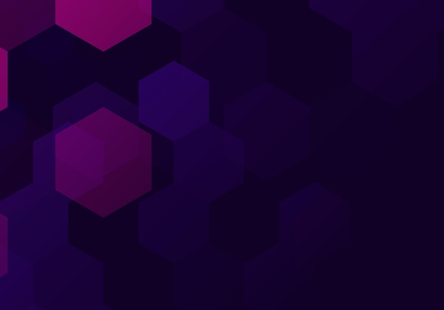 Abstrait hexagonal violet. Illustration vectorielle. Abstrait.