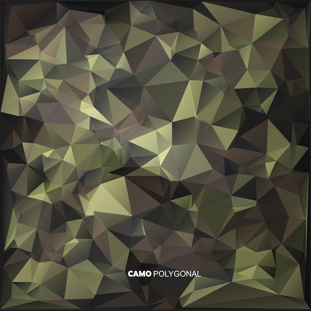 Abstrait Low Poly Fait De Formes De Triangles Géométriques.