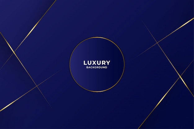 Abstrait De Luxe Avec Ligne D'or Brillant