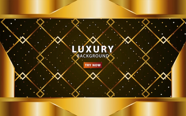 Abstrait Luxe Premium Or Avec Ligne D'or