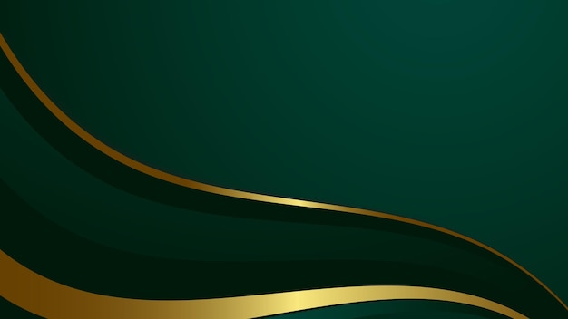 Abstrait de luxe vert et or