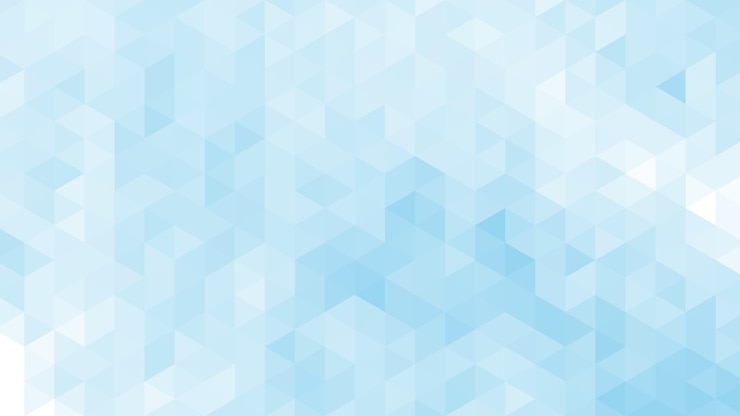 Abstrait moderne avec dégradé de couleur bleu doux et élément Lowpoly