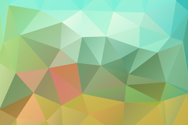 Abstrait multicolore low poly triangle