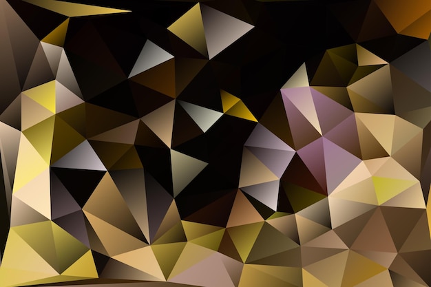 Abstrait multicolore de vecteur de triangles géométriques à effet