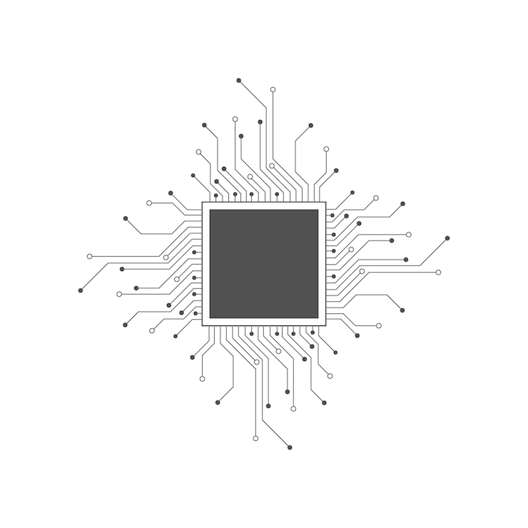 Vecteur abstrait numérique avec texture de circuit imprimé technologique illustration de la carte mère électronique concept de communication et d'ingénierie illustration vectorielle