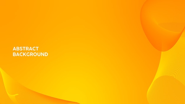 Abstrait orange et jaune avec élément de vagues