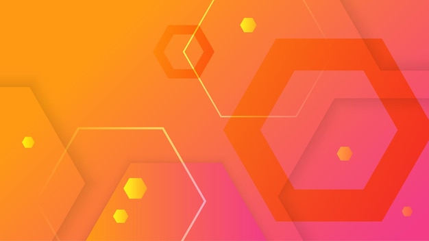 Abstrait orange minimal avec des concepts de gradient géométriques créatifs et minimaux pour les bannières d'affiches image de concept de page de destination
