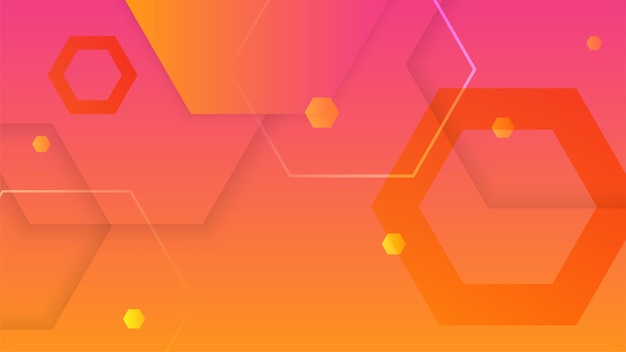 Abstrait orange minimal avec des concepts de gradient géométriques créatifs et minimaux pour les bannières d'affiches image de concept de page de destination
