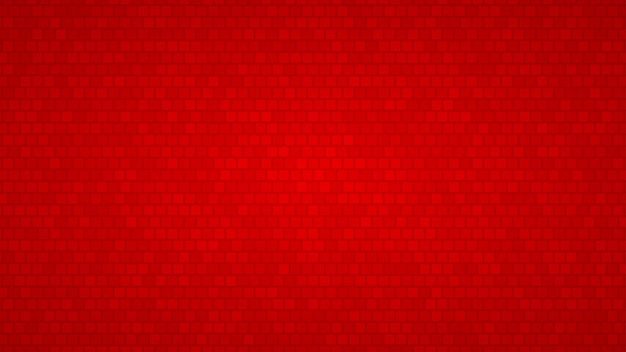 Abstrait de petits carrés dans les tons de rouge