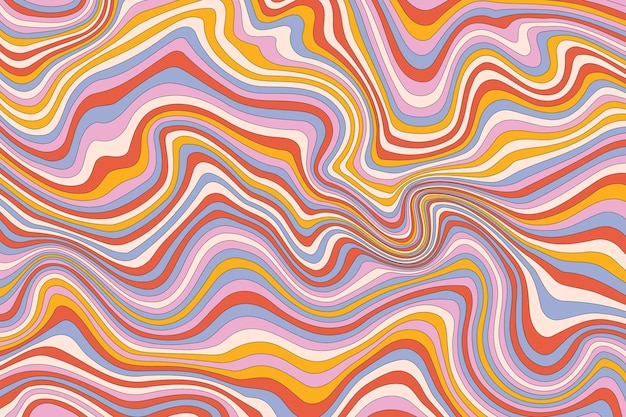 Abstrait psychédélique groovy