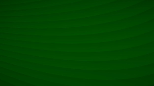 Abstrait de rayures incurvées ondulées avec des ombres dans des couleurs vertes