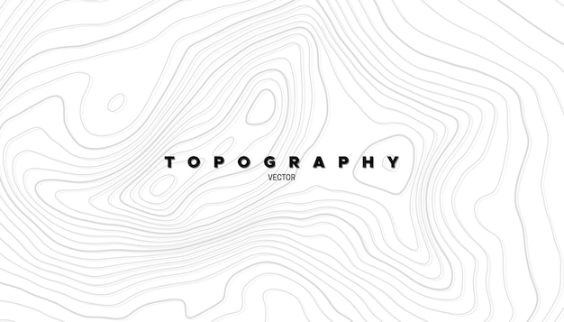 Abstrait Avec Relief De Topographie Linéaire