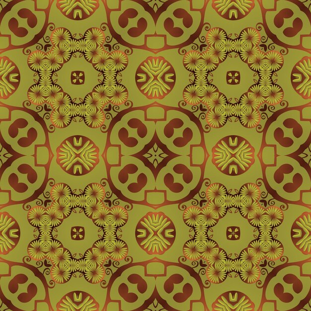 Abstrait texturé sans couture en marron combiné avec de l'or jaune