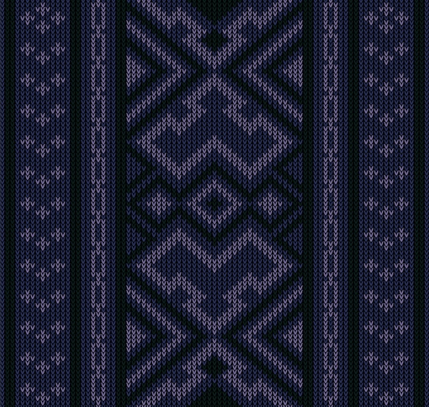 Vecteur abstrait tribal aztec seamless pattern